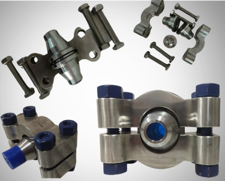 Precision hubs and clamps manufactured by AK Choudhary Metal Pvt Ltd
