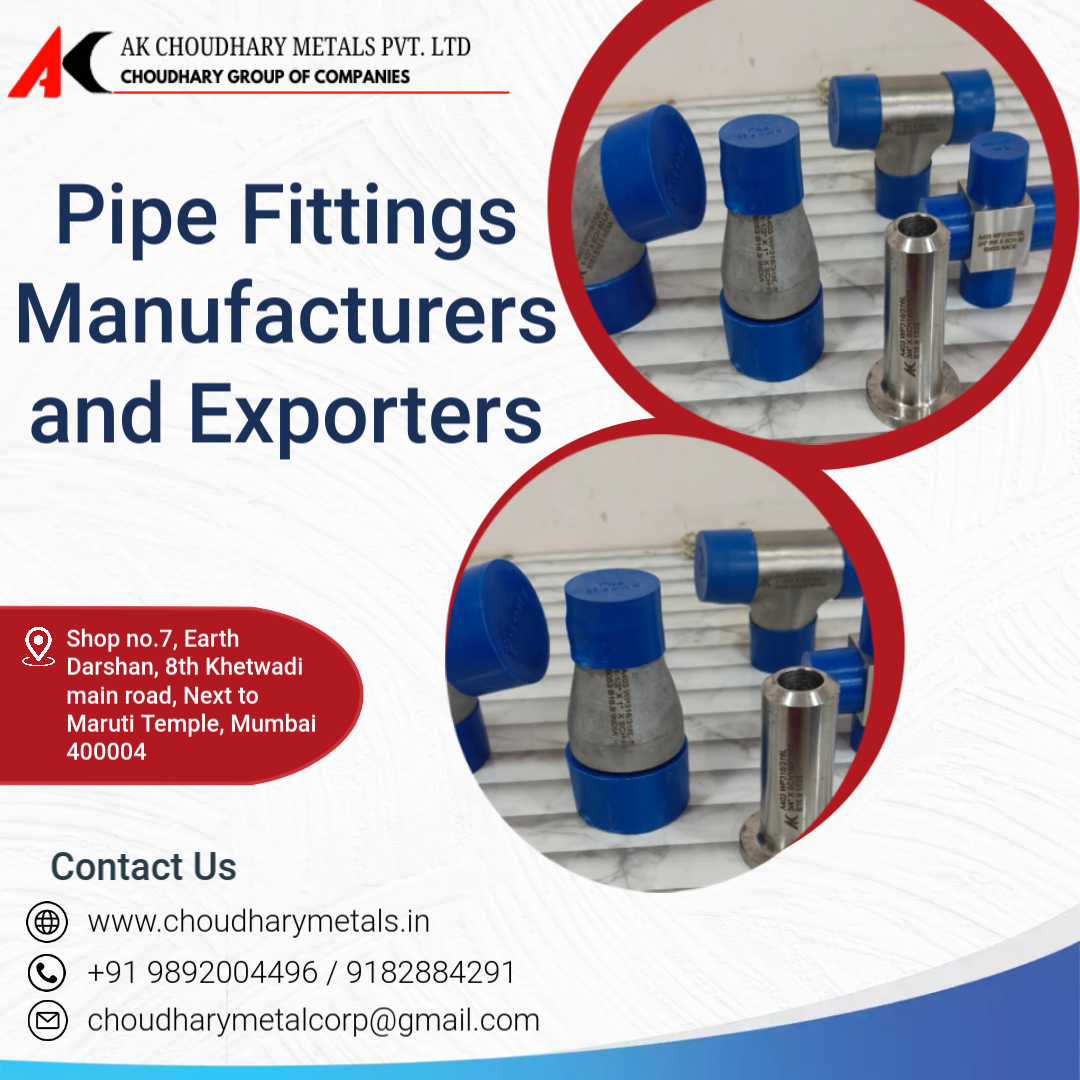 Pipe Fittings Manufacturers & Expoters in India